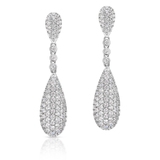 Kolczyki srebrne z cyrkoniami Emblems