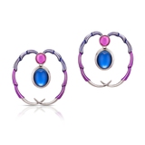 Kolczyki srebrne Imaginarium