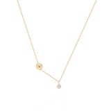 Naszyjnik złoty z cyrkoniami