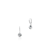 Kolczyki srebrne wiszące z cyrkoniami