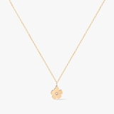 Naszyjnik złoty z kwiatuszkiem