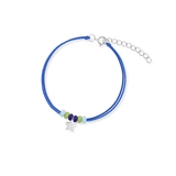 Bransoleta srebrna z motywem gwiazdki