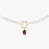 Wisiorek złoty z granatem