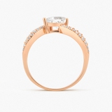 Pierścionek złoty Balerina