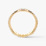 Pierścionek srebrny pozłacany z cyrkoniami