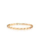 Bransoleta złota kłos pszenicy