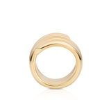 Pierścionek złoty spirala