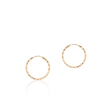 Kolczyki złote koła cienkie