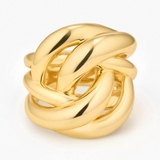 Pierścionek srebrny pozłacany