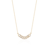 Naszyjnik złoty z diamentami W.KRUK