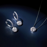 Naszyjnik białe złoto Mirage