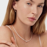 Naszyjnik złoty z cyrkoniami Ceremonials