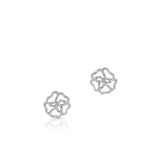 Kolczyki białe złoto z diamentami