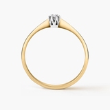 Pierścionek zaręczynowy złoty Jedyny