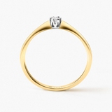 Pierścionek złoty zaręczynowy Jedyny