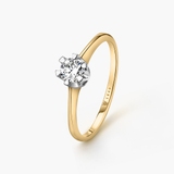 Pierścionek zaręczynowy złoty Jedyny