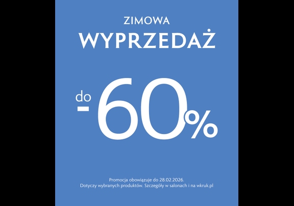 WYPRZEDAŻ DO 60%