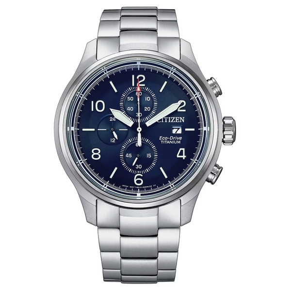 ZEGAREK CITIZEN ECO-DRIVE SUPER TITANIUM CHRONOGRAPH