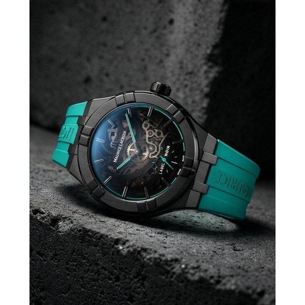 ZEGAREK MAURICE LACROIX AIKON AUTOMATIC SKELETON 45MM LABEL NOIR LIMITED EDITION