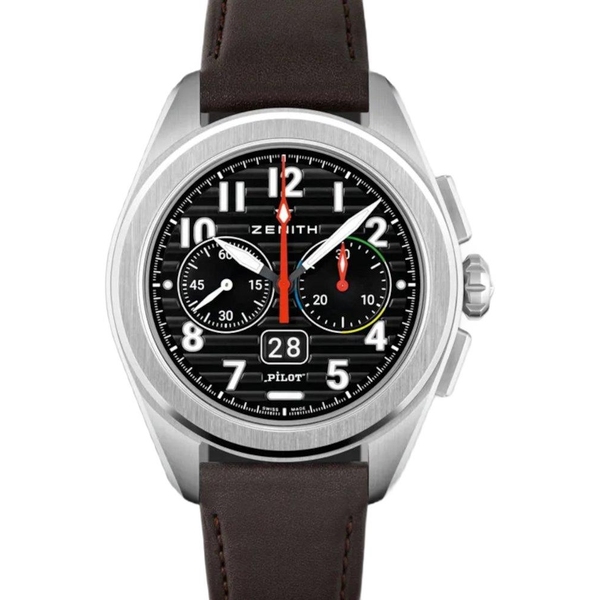 ZEGAREK ZENITH PILOT BIG DATE FLYBACK CHRONOGRAPH