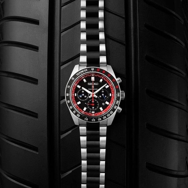 ZEGAREK SEIKO PROSPEX SPEEDTIMER SOLAR CHRONOGRAPH X DATSUN LIMITED EDITION