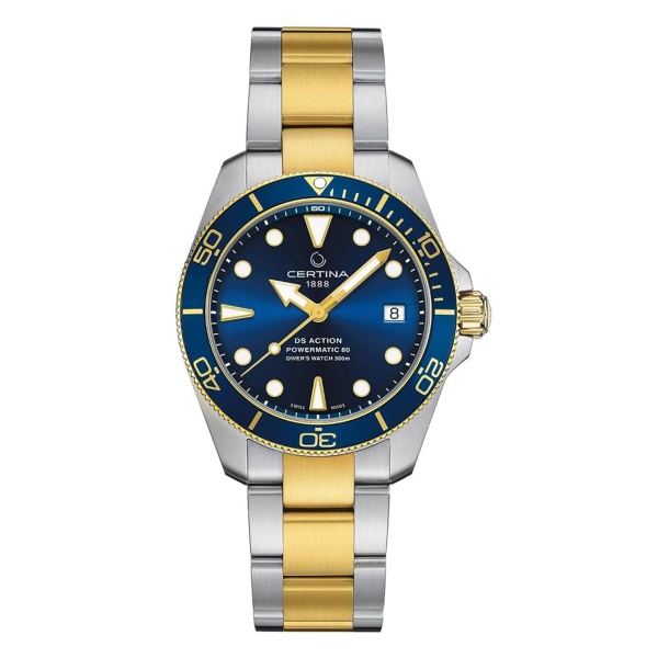 ZEGAREK CERTINA DS ACTION DIVER 38MM POWERMATIC 80 SEA TURTLE CONSERVANCY SPECIAL EDITION