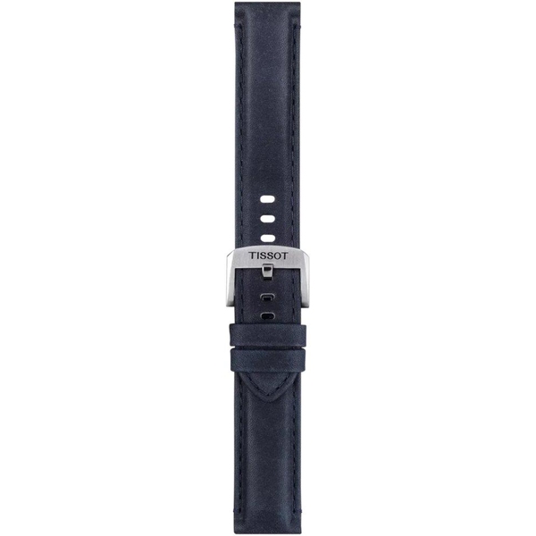 Skórzany niebieski pasek Tissot 20 mm