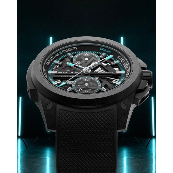 ZEGAREK NORQAIN WILD ONE SKELETON CHRONO