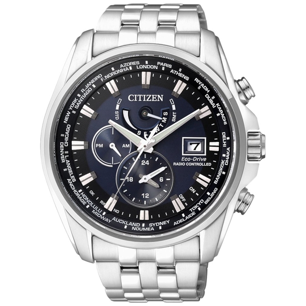 ZEGAREK CITIZEN ECO-DRIVE RADIO CONTROLLED DUAL TIME