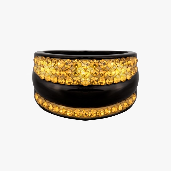 Pierścionek Golden Crystal Picky Pica Vesper