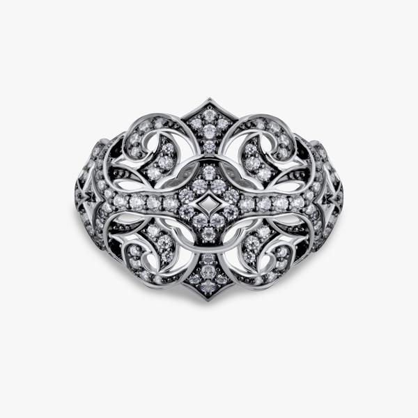 Pierścionek srebrny Royal Star