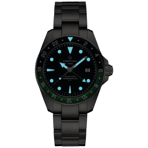 ZEGAREK CERTINA DS ACTION GMT POWERMATIC 80