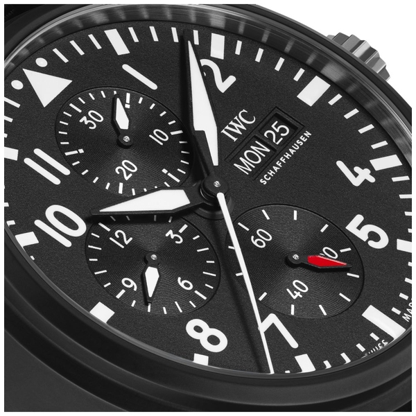 ZEGAREK IWC SCHAFFHAUSEN PILOT'S CHRONOGRAPH TOP GUN
