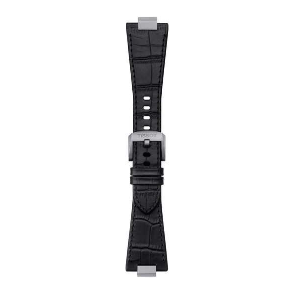 Tissot czarny pasek skórzany 12 mm