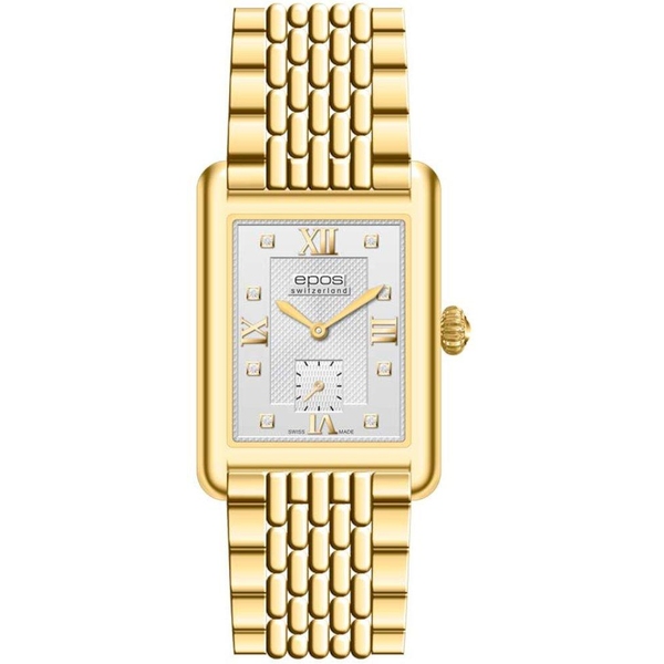 ZEGAREK EPOS QUARTZ LADY SQUARE DIAMONDS