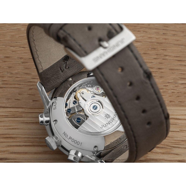 ZEGAREK JUNGHANS MEISTER CHRONOSCOPE DATE ENGLISH