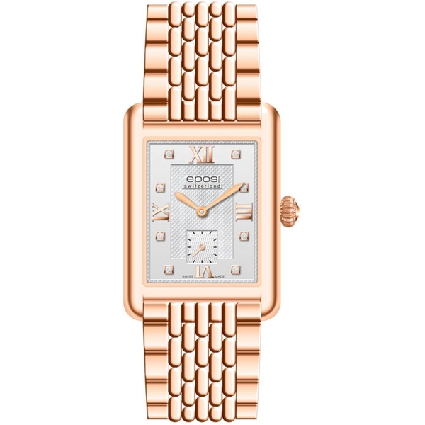 ZEGAREK EPOS QUARTZ LADY SQUARE DIAMONDS