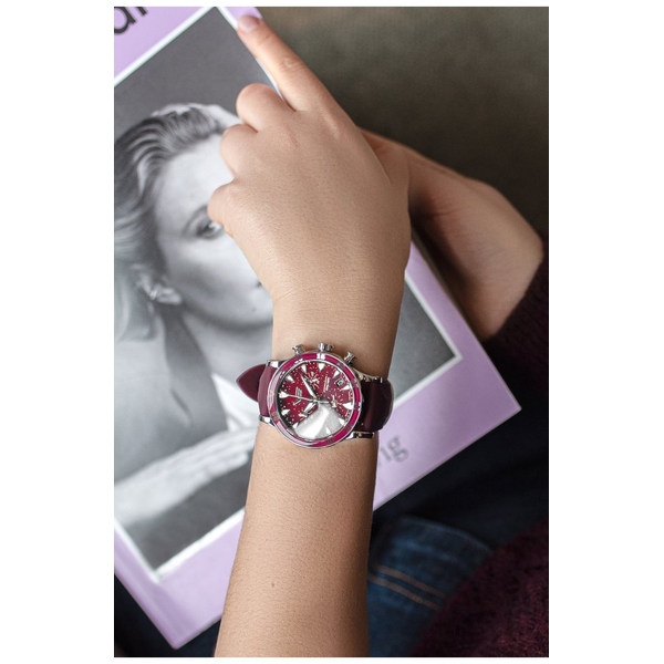 ZEGAREK VOSTOK EUROPE UNDINE CRANBERRY CHRONO
