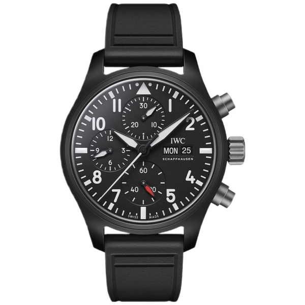 ZEGAREK IWC SCHAFFHAUSEN PILOT'S CHRONOGRAPH 41 TOP GUN