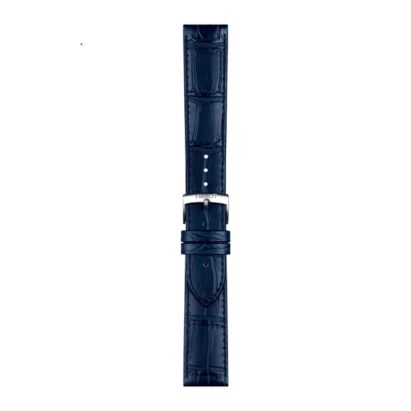 Tissot niebieski pasek skórzany 20 mm