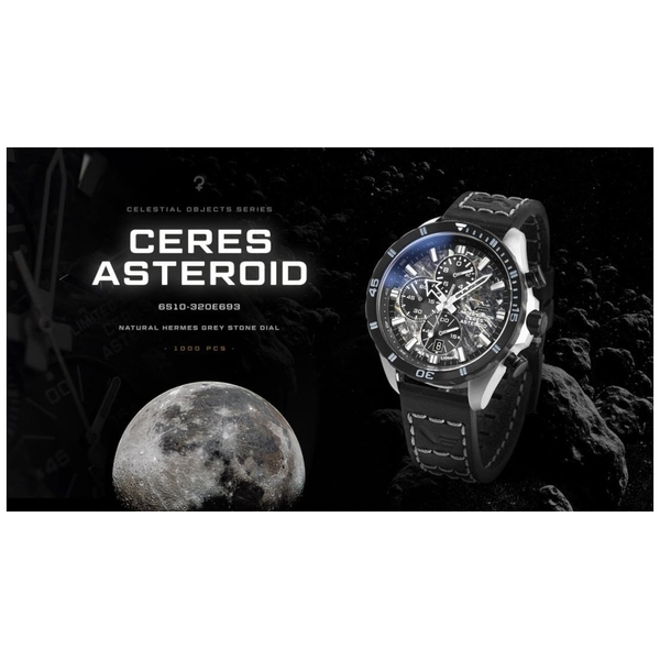 ZEGAREK VOSTOK EUROPE ALMAZ SPACE STATION CHRONO CERES ASTEROID SPECIAL EDITION