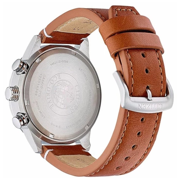 ZEGAREK CITIZEN ECO-DRIVE MILITARY CHRONOGRAPH