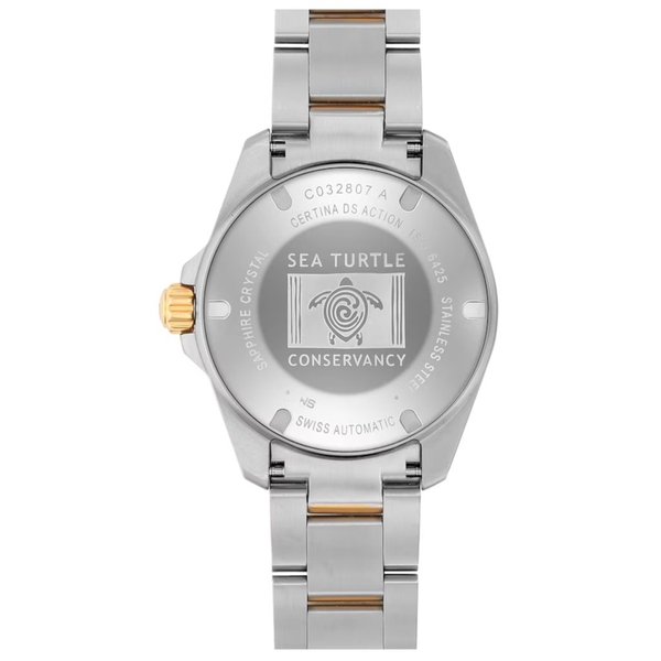 ZEGAREK CERTINA DS ACTION DIVER 38MM POWERMATIC 80 SEA TURTLE CONSERVANCY SPECIAL EDITION