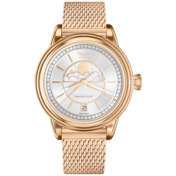 ZEGAREK AVIATOR DOUGLAS MOONFLIGHT