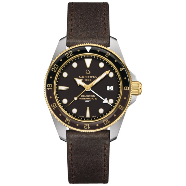 ZEGAREK CERTINA DS ACTION GMT POWERMATIC 80