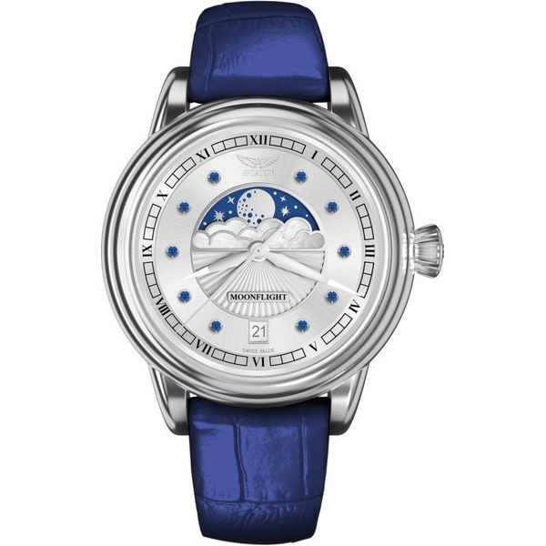 ZEGAREK AVIATOR DOUGLAS MOONFLIGHT GEMSTONE EDITION