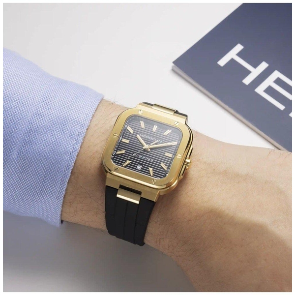 ZEGAREK HERBELIN CAP CAMARAT SQUARE AUTOMATIC