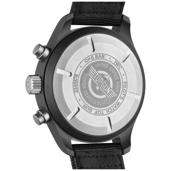ZEGAREK IWC SCHAFFHAUSEN PILOT'S CHRONOGRAPH TOP GUN