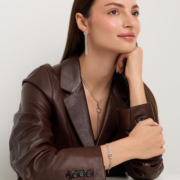 Bransoletka srebrna