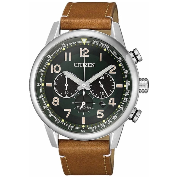 ZEGAREK CITIZEN ECO-DRIVE MILITARY CHRONOGRAPH